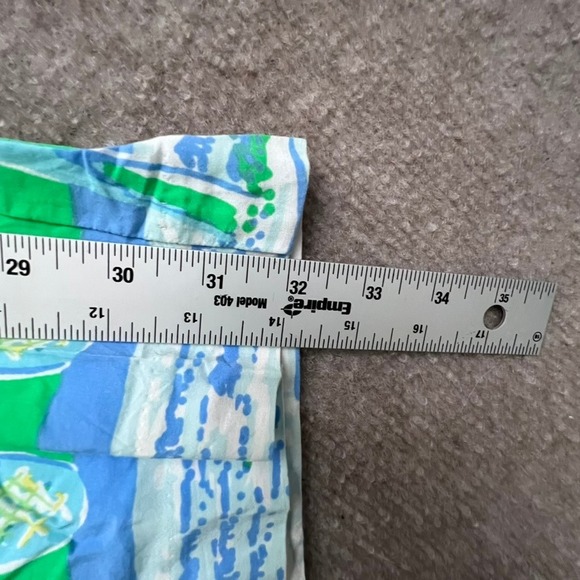 Lilly Pulitzer Palazzo Pants in Whisper Blue Beach Happy print - Picture 4 of 7